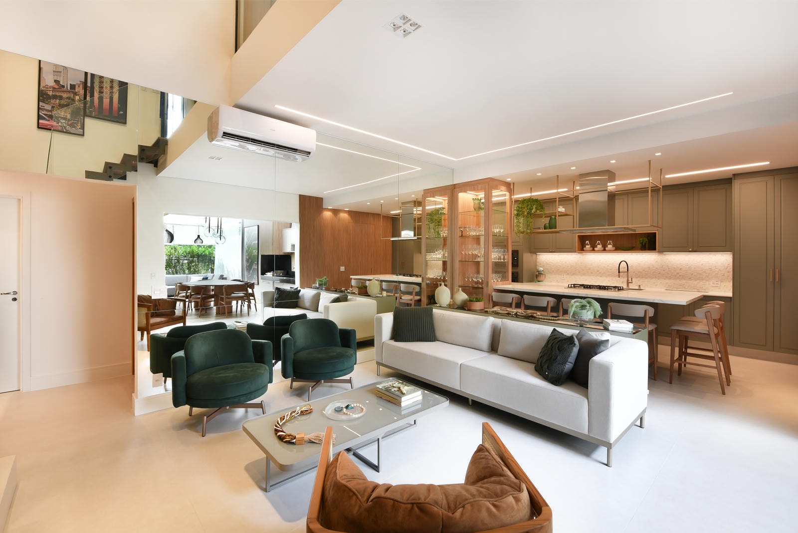 Detalhe de projeto residencial do Studio Dani Gauch