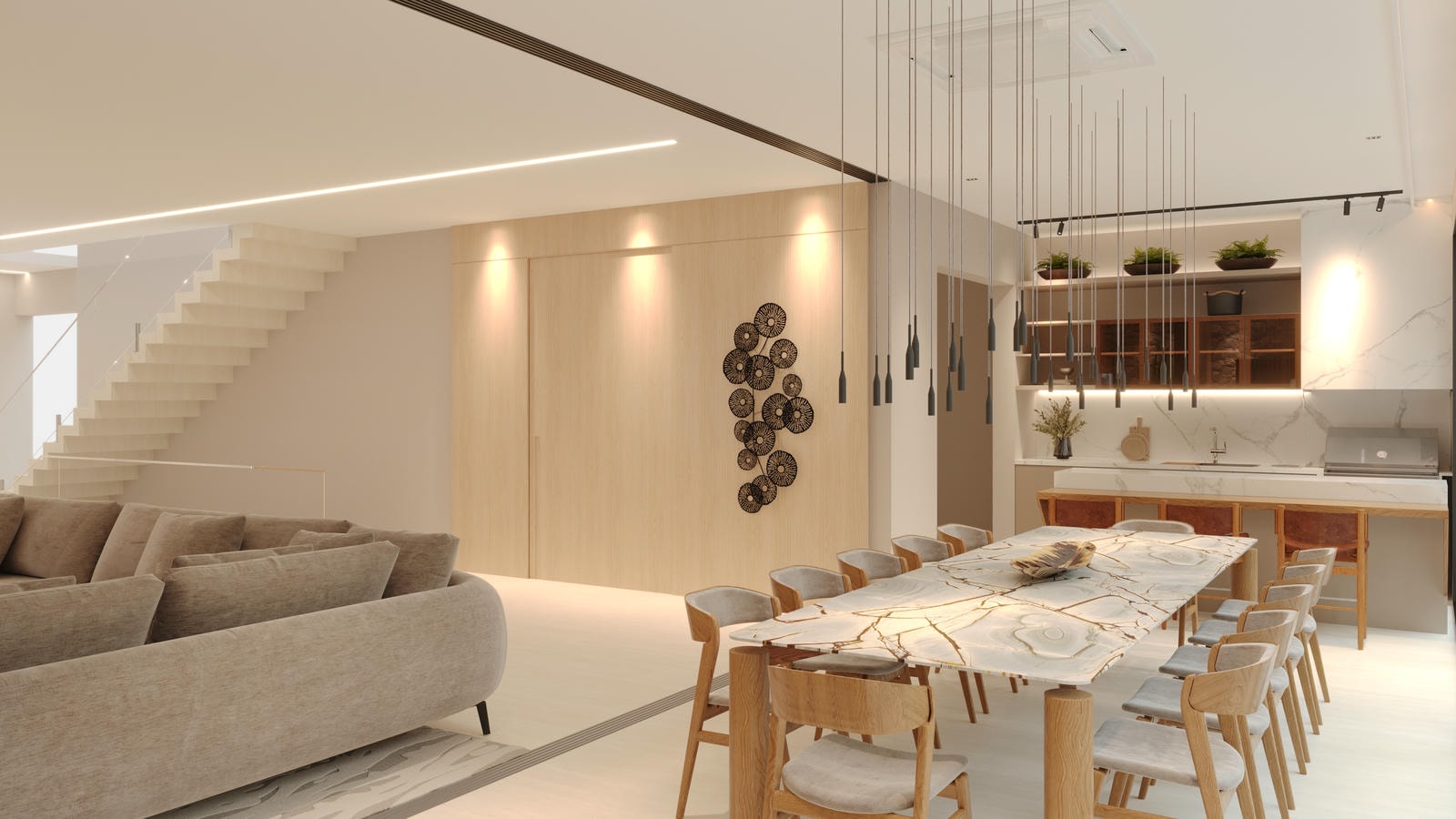 Ambiente residencial de alto padrão